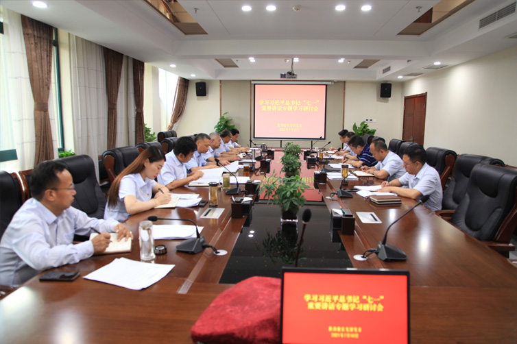 集团党委中心组专题学习研讨习近平总书记“七一”重要讲话精神